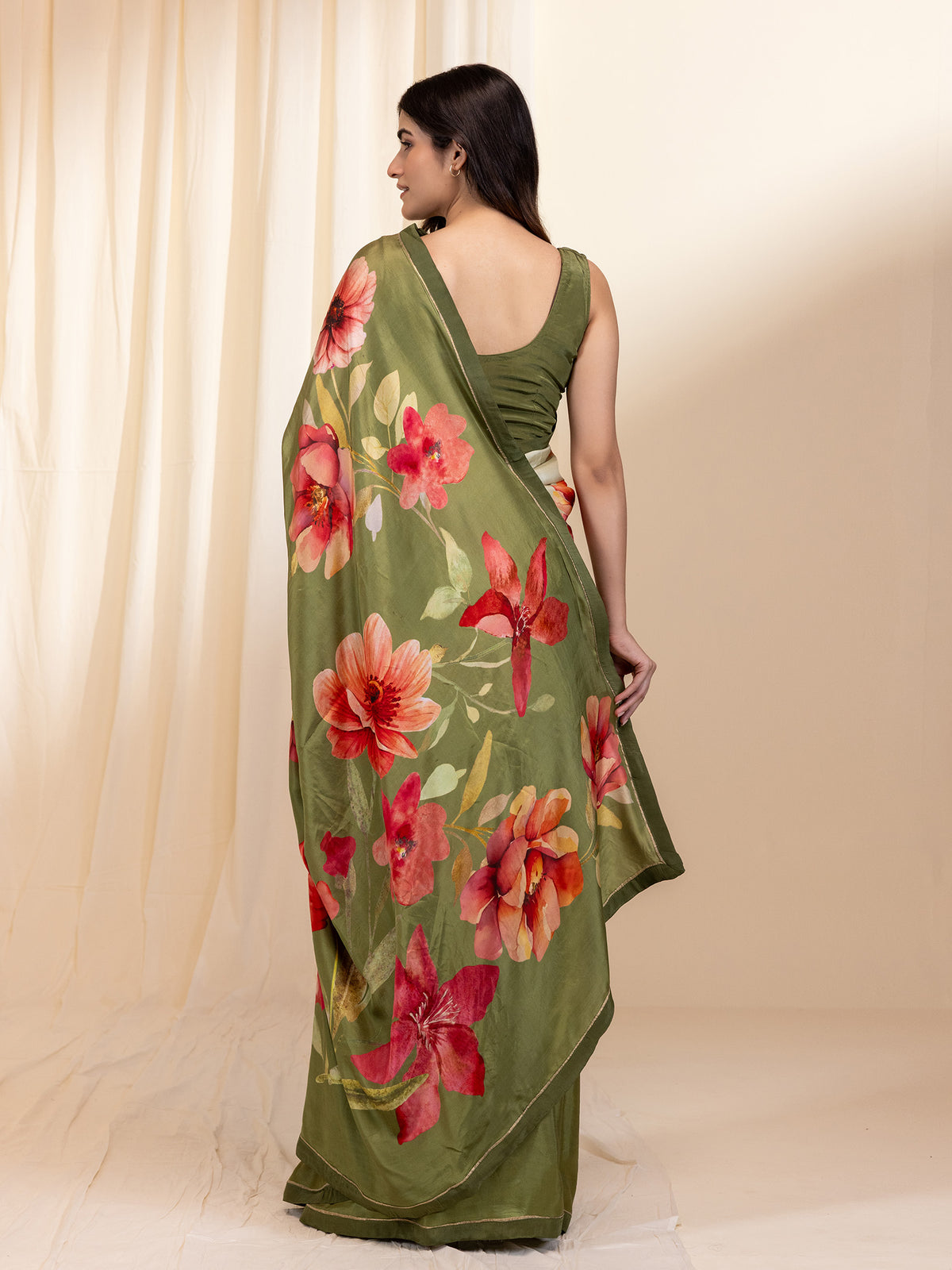 Olive 2025 Silk Saree