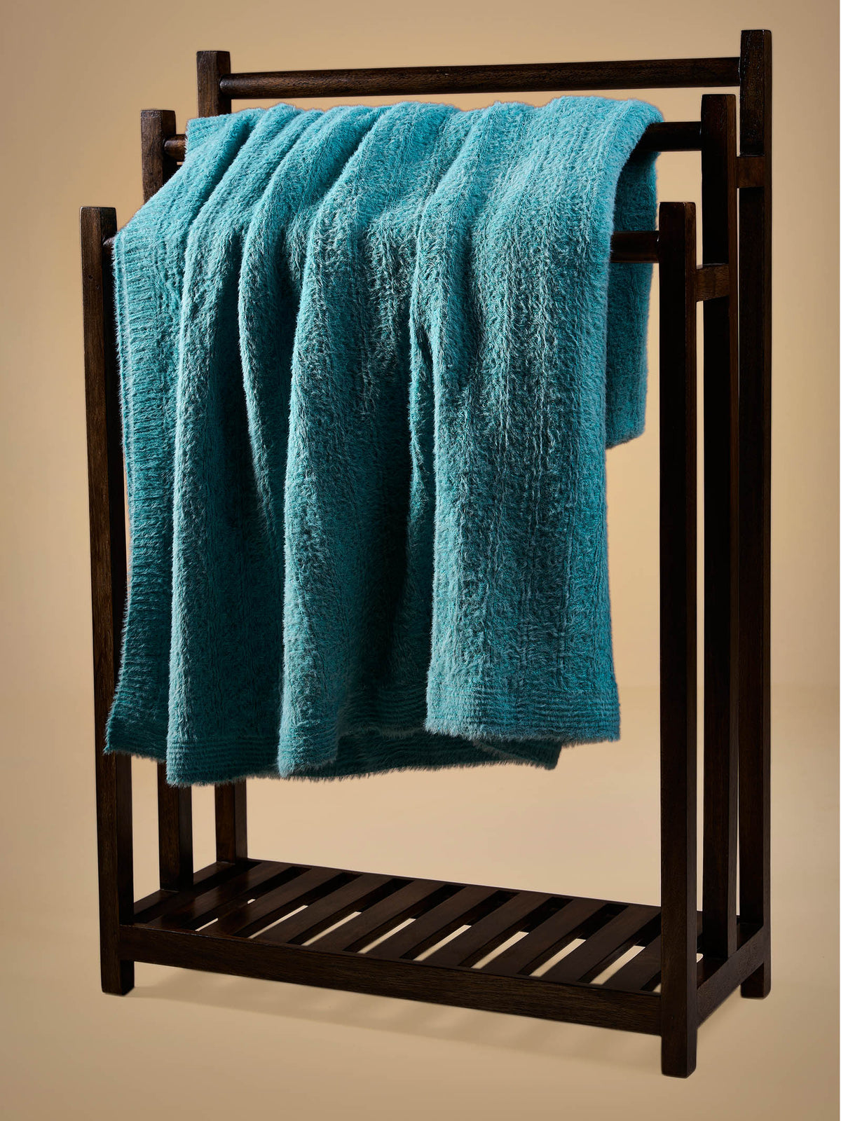 Woollen Throw Teal