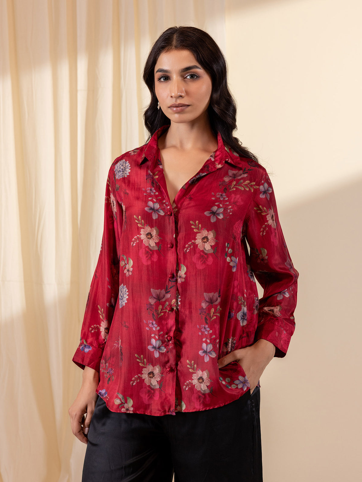 Vogue Silk Shirt - Morocco