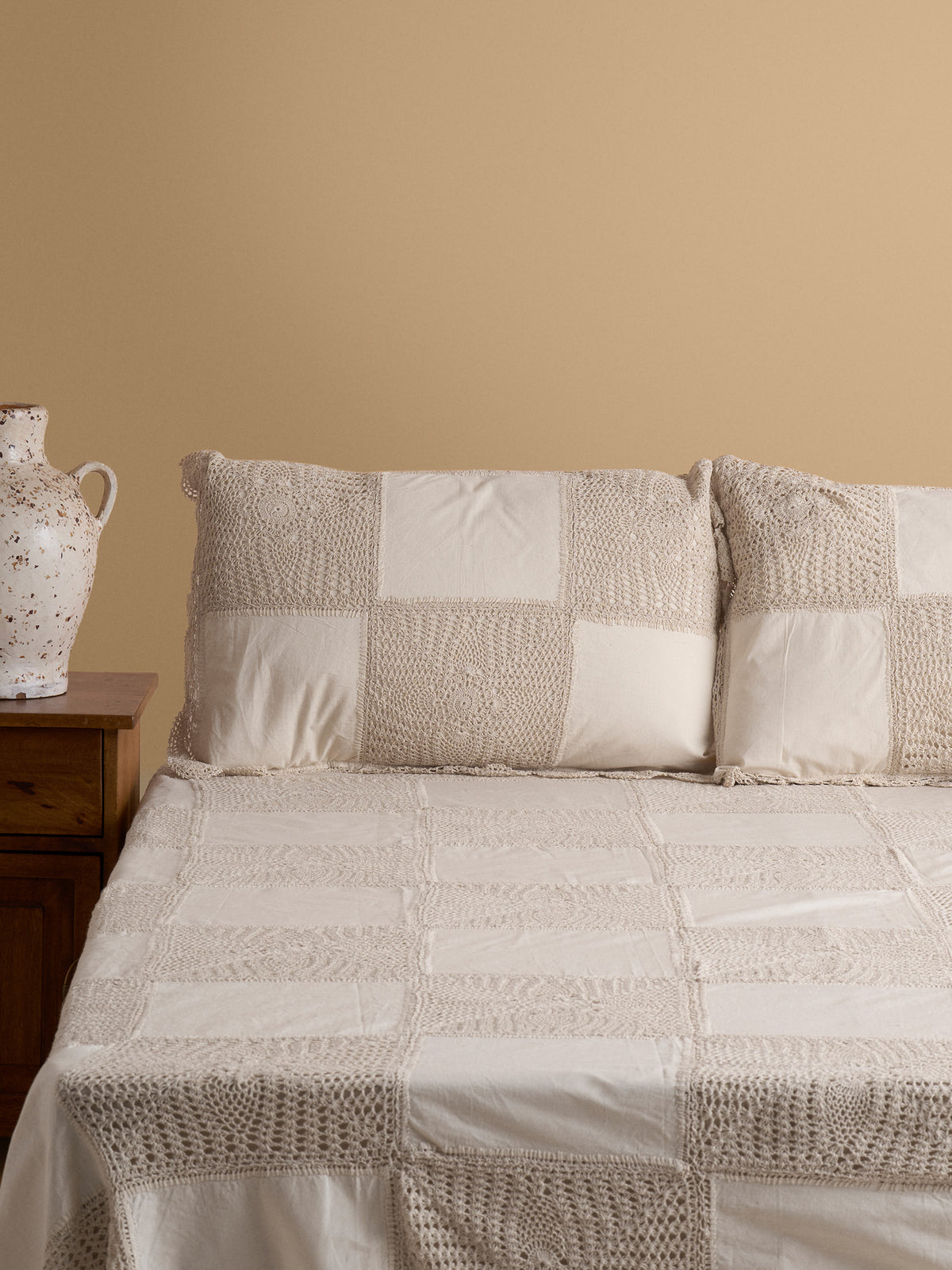 Crochet Patchwork Pillow Cover (Set of 2)