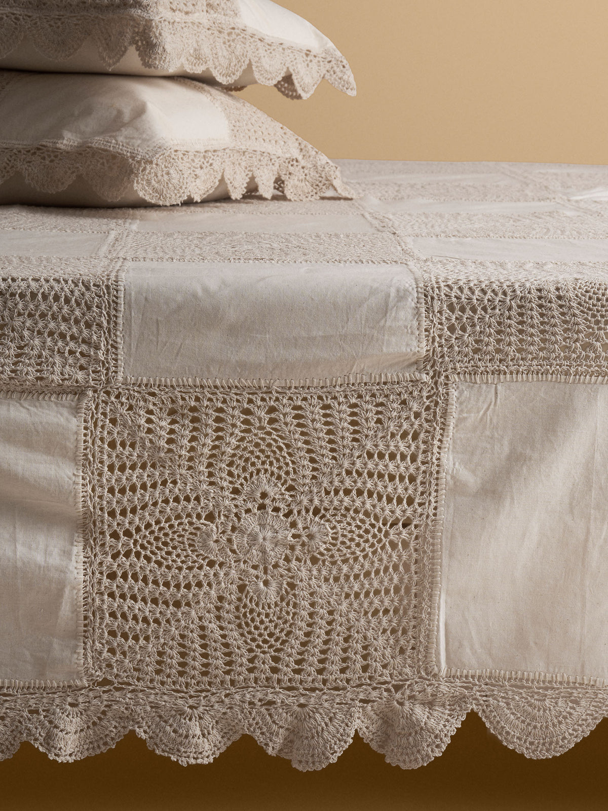 Crochet Patchwork Bed Cover
