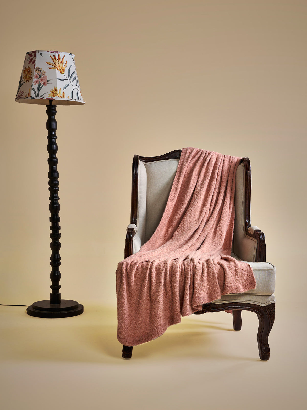 Woollen Throw Love Birds