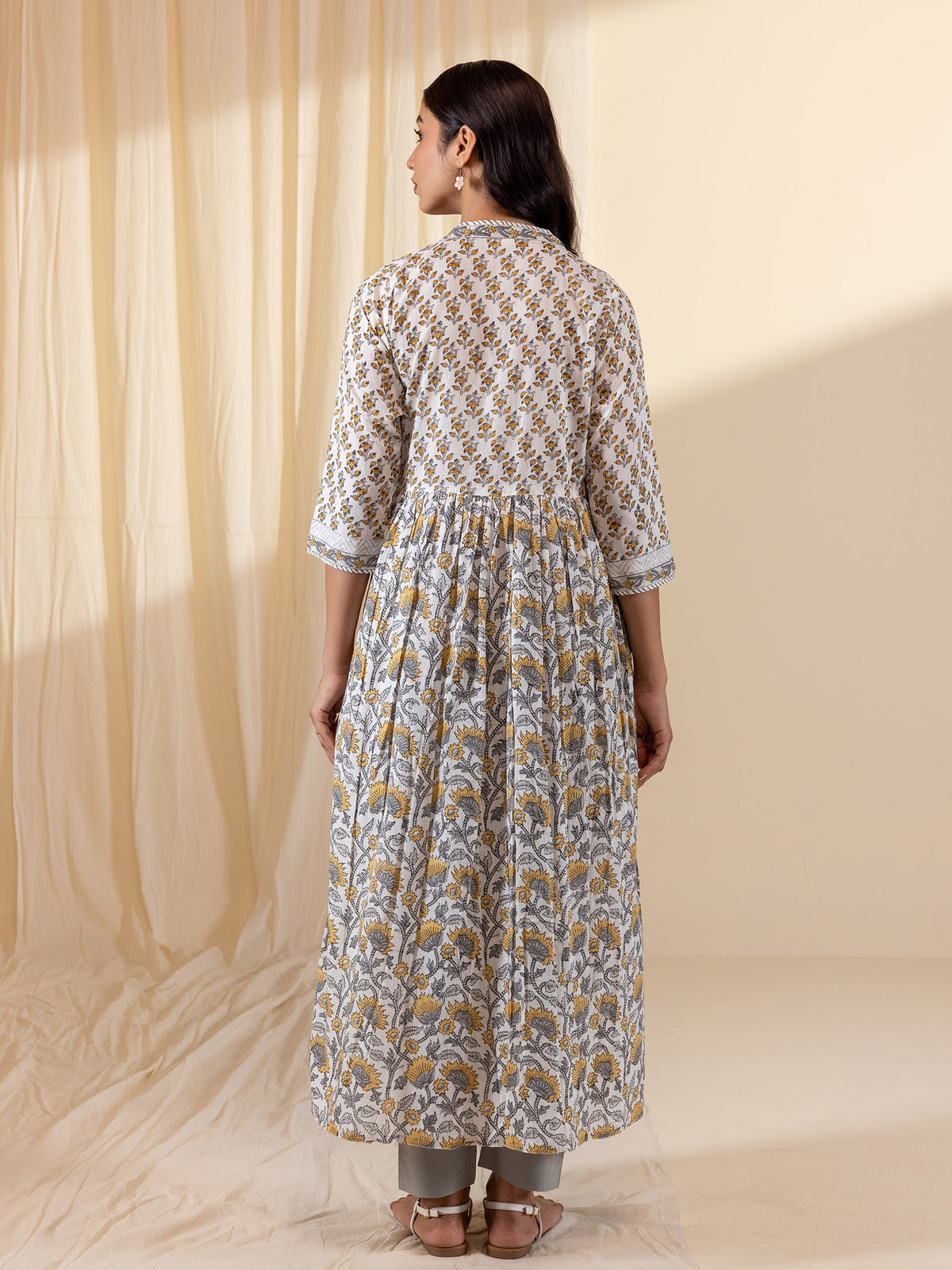 Mustard Field Voile Kurta
