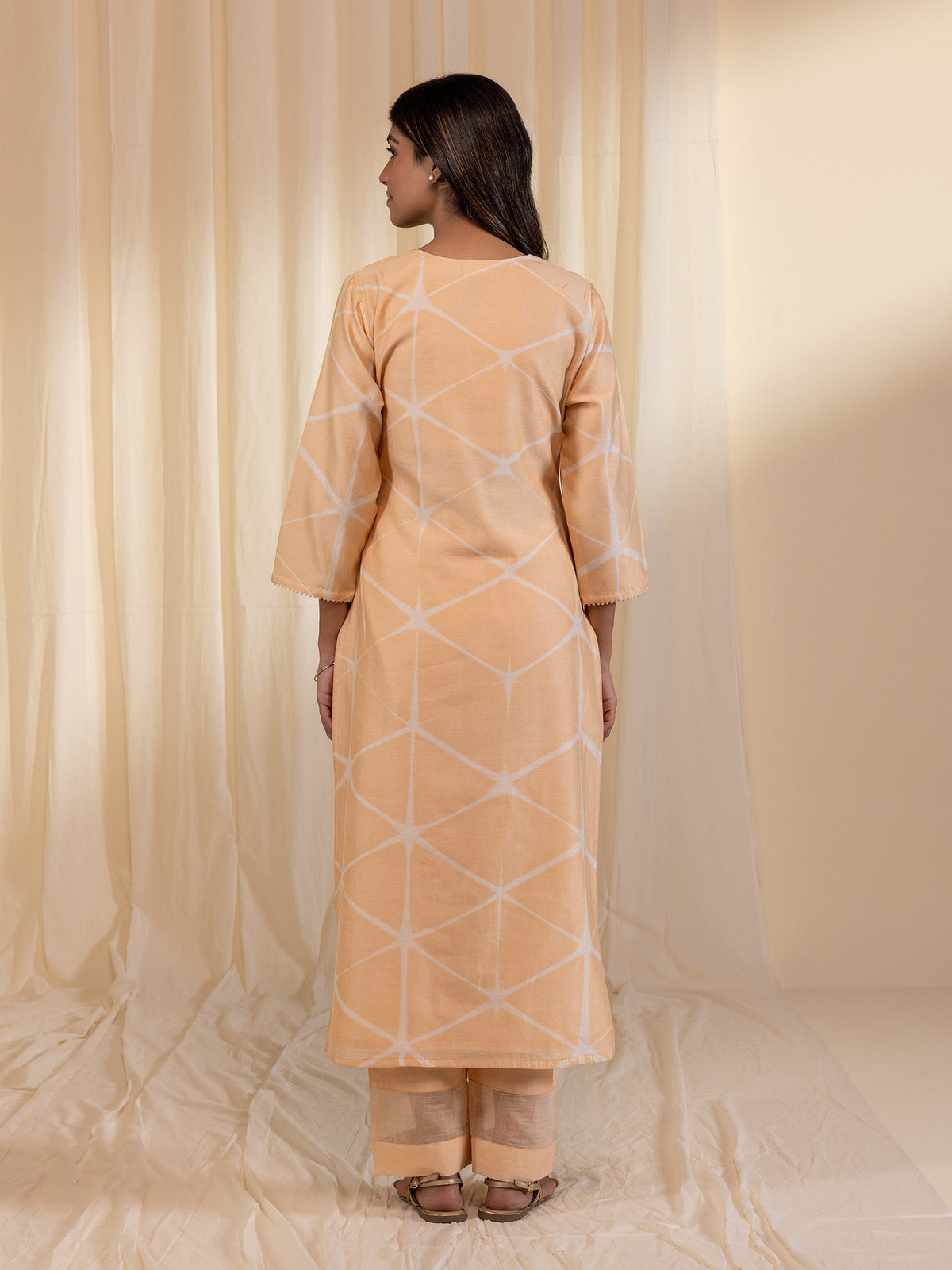 Skin Tones Porcelain Chanderi Kurta