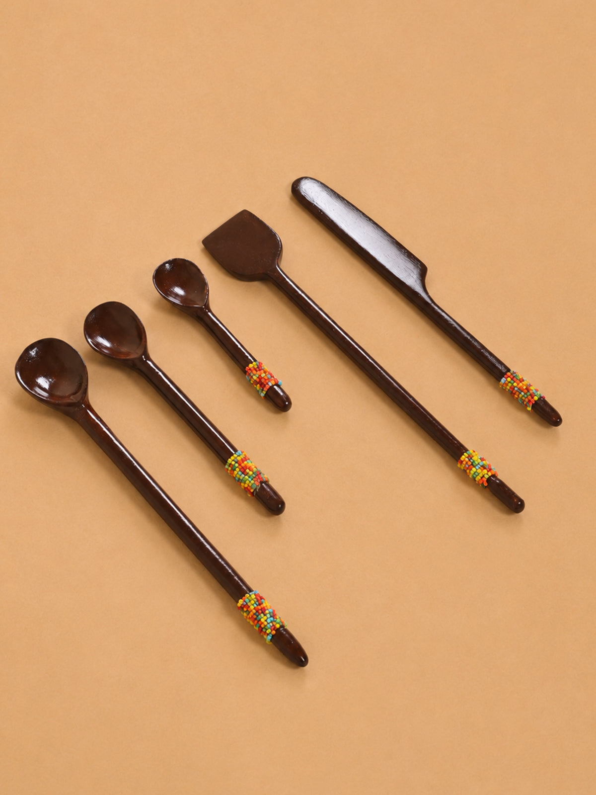 African Spoons (Set Of 5)