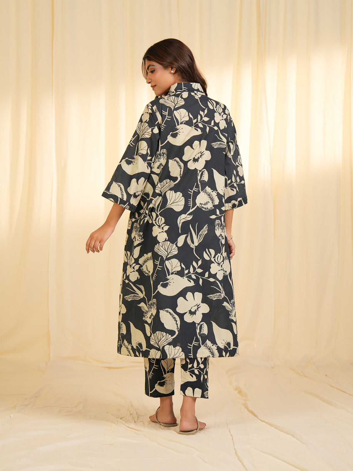Basic Black Cotton Tunic