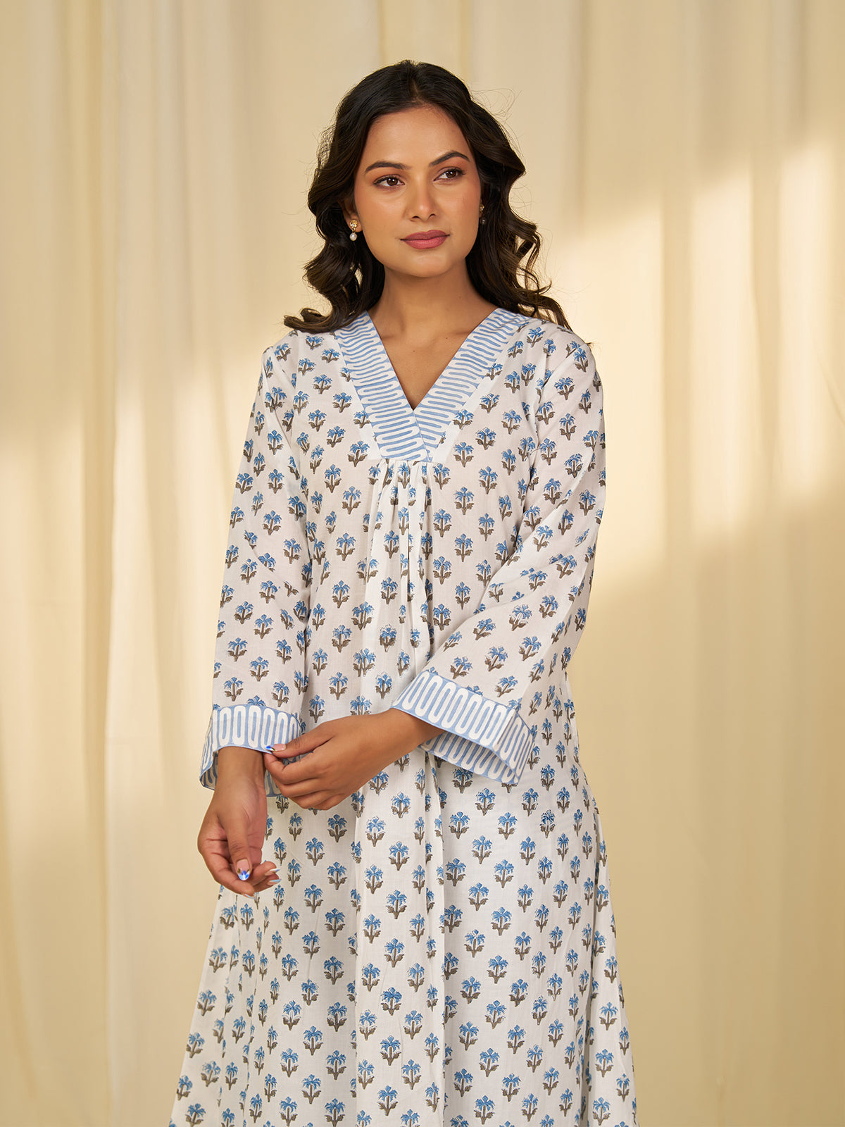 Celeste Booti Cotton Kurta
