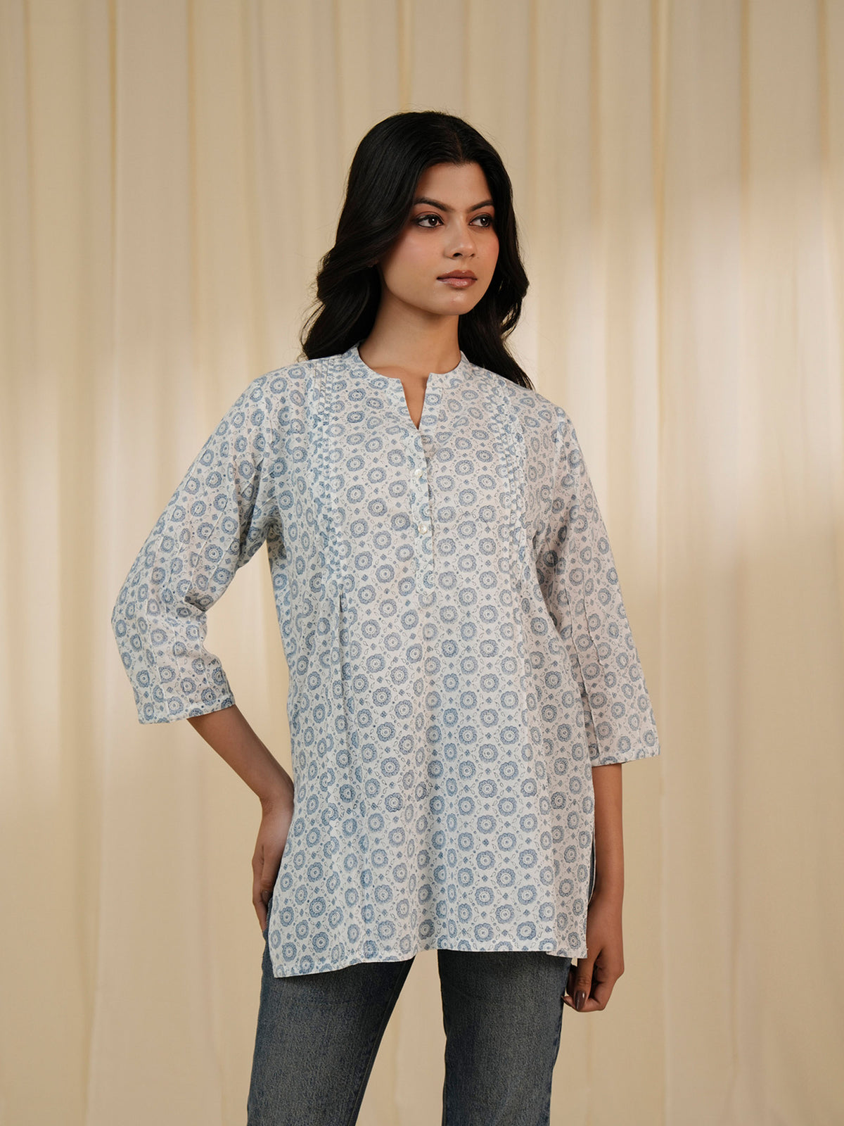 Celeste Rings Cotton Kurti