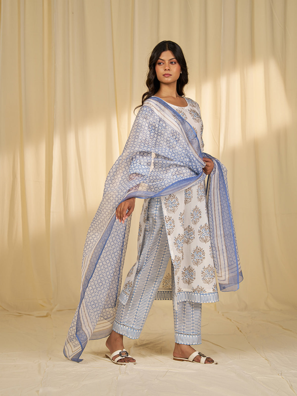 Celeste Square Kota Dupatta