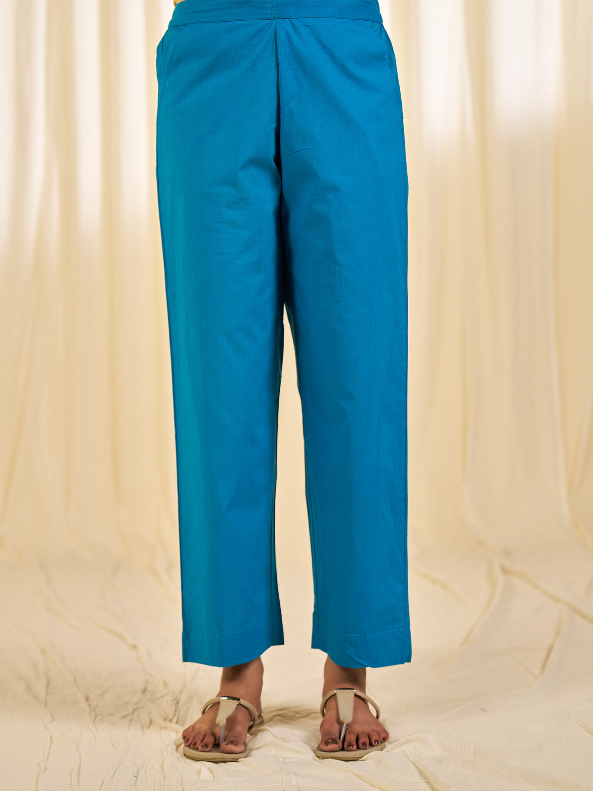 Chalchitra Cotton Straight Pants