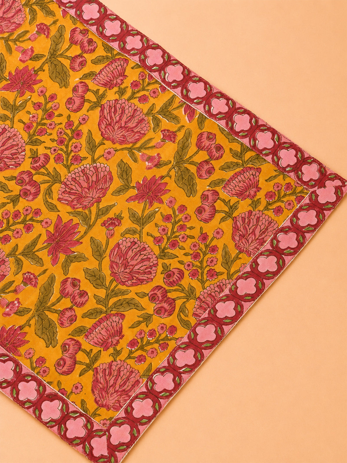 Chrysanthemum Quilted Placemat