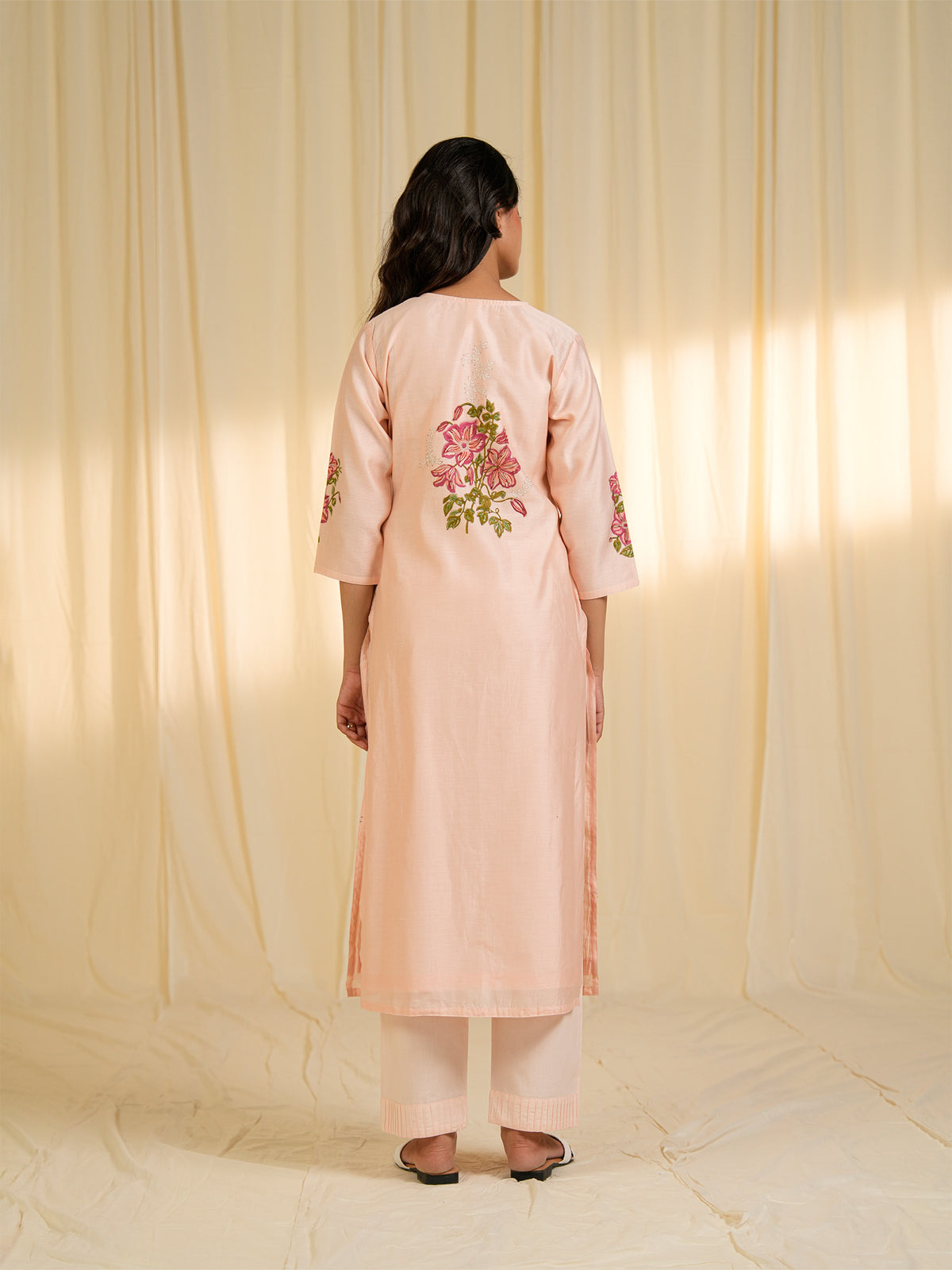 Clematis Chanderi Kurta