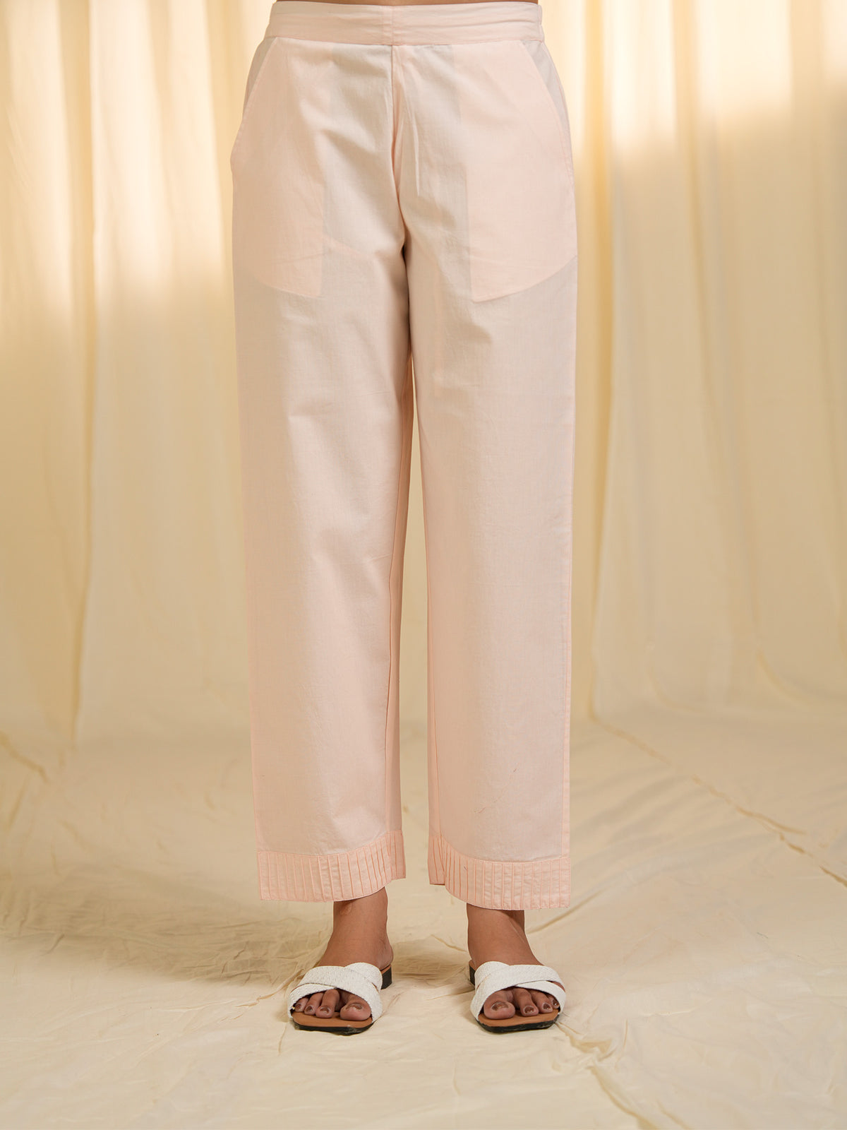 Clematis Cotton Straight Pants
