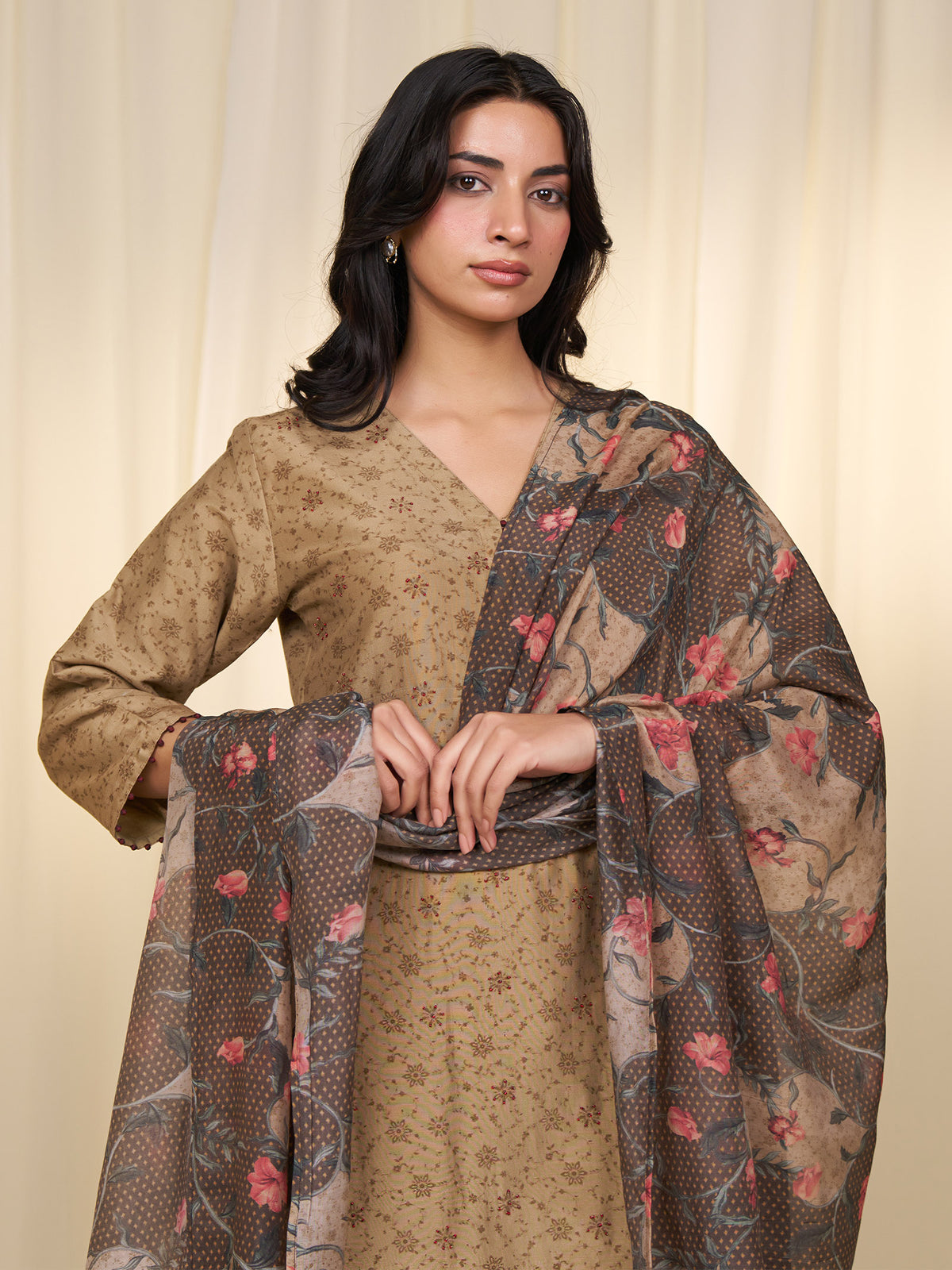 Cocoa Roots Chanderi Dupatta