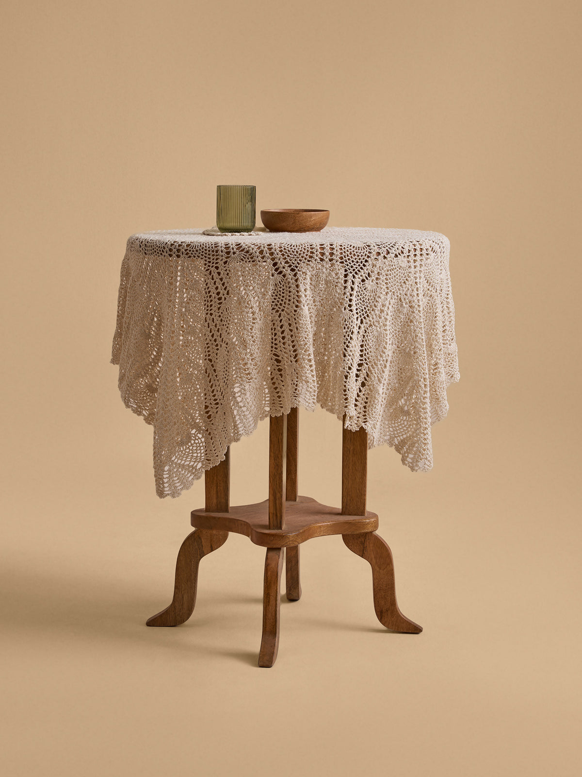Crochet Round Table Cover
