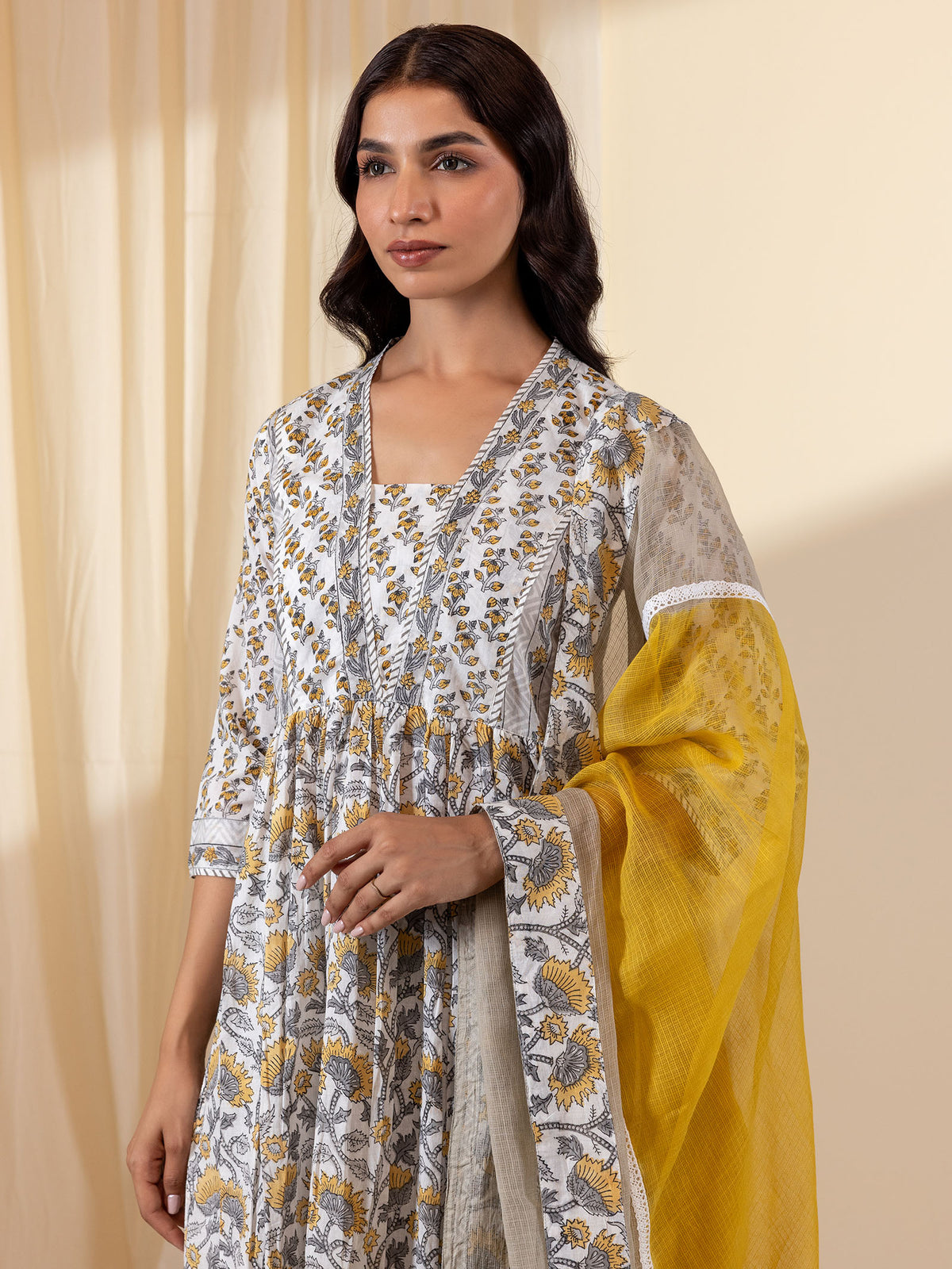 Mustard Field Kota Dupatta