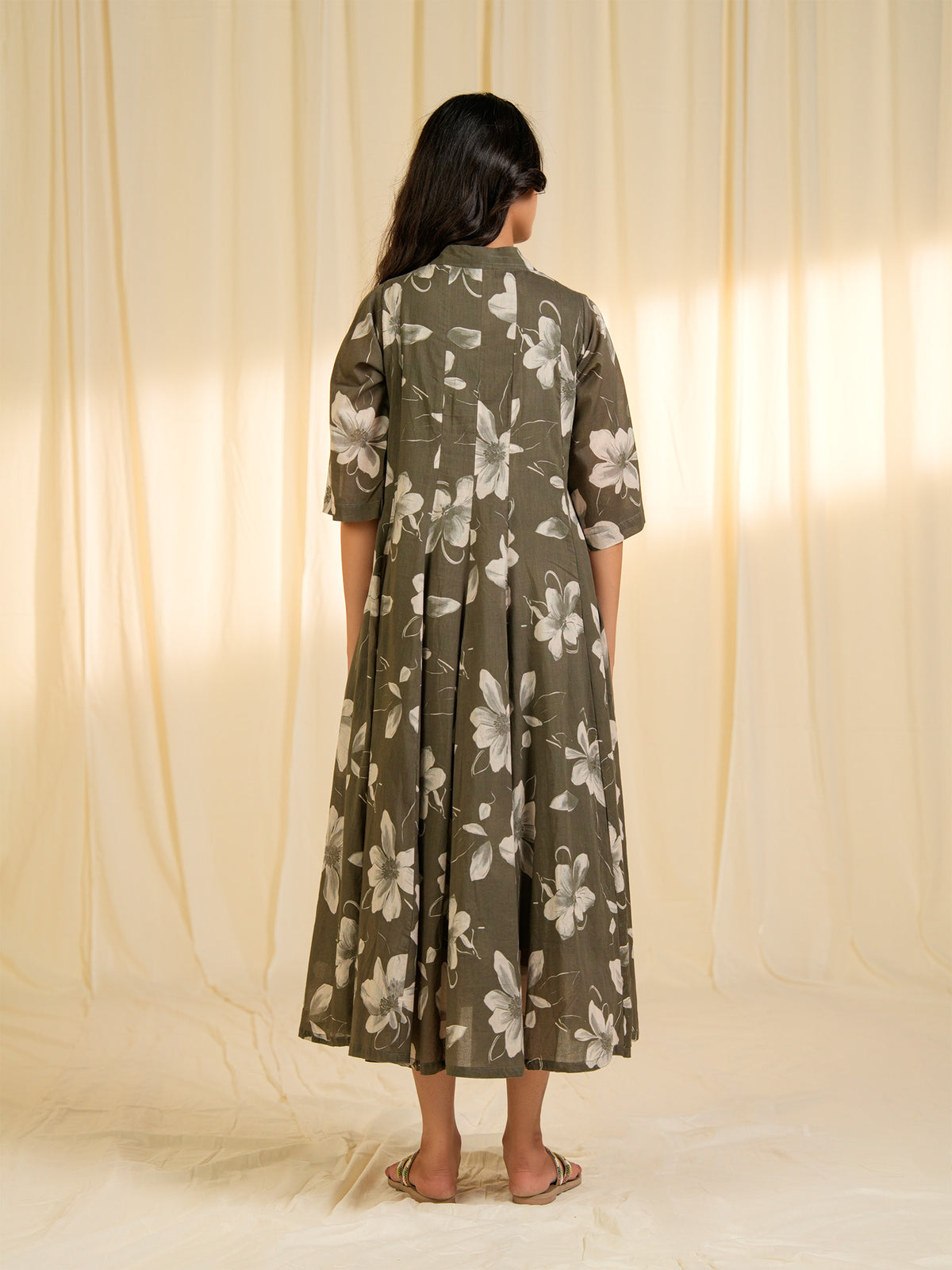 Earthen Clay Voile Dress