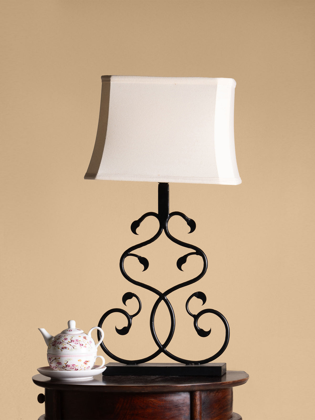 Etosha Iron Lamp Stand & Shade