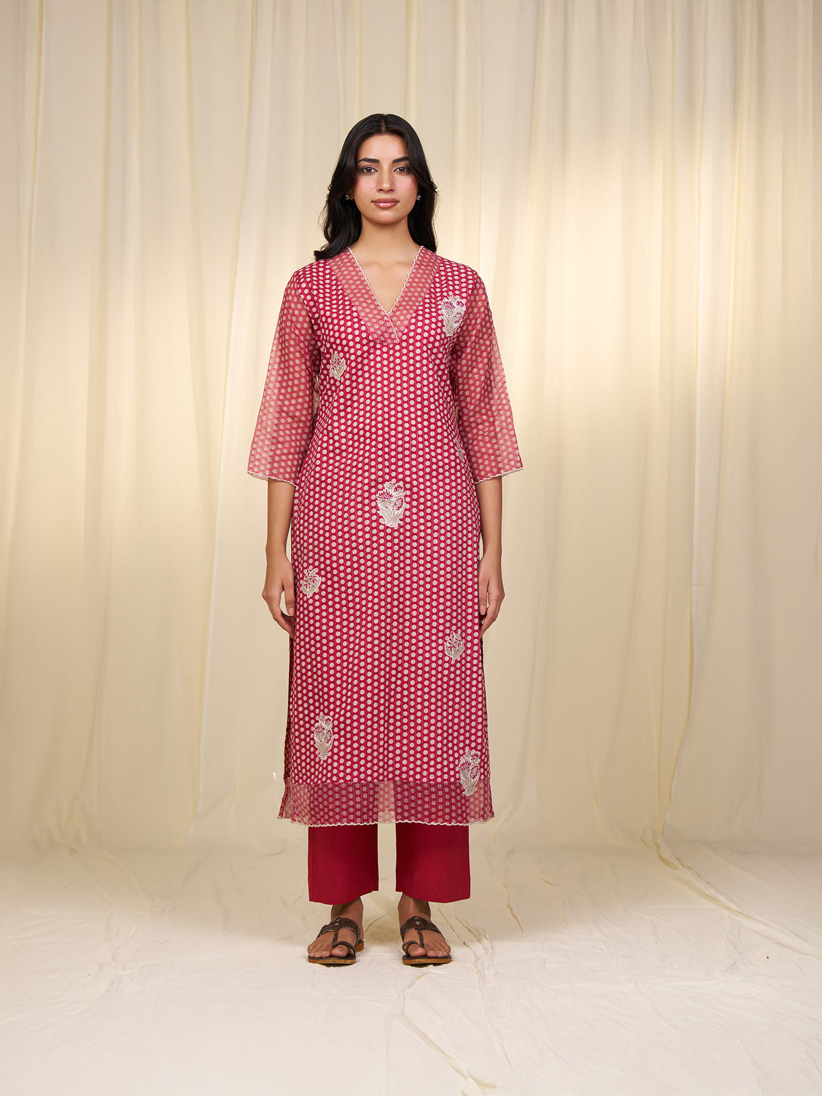 Gol Gulabi Cotton Kurta
