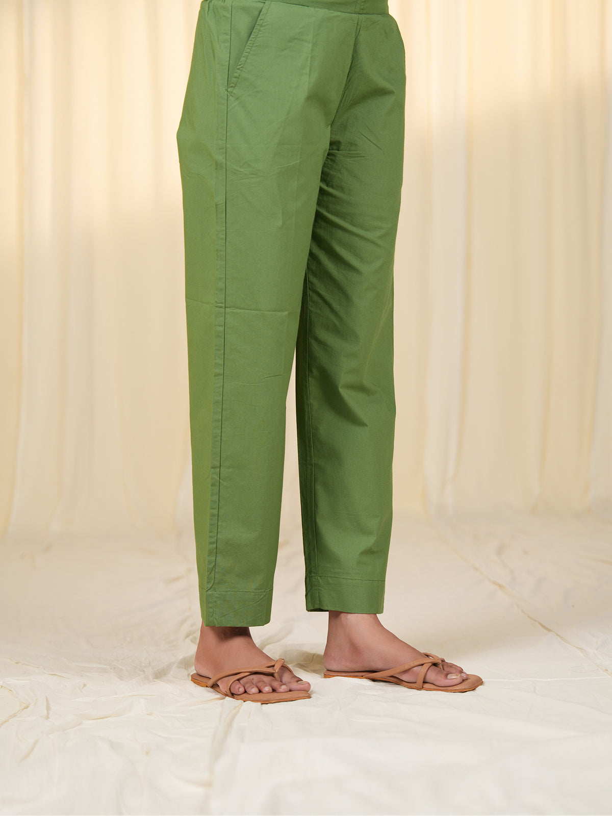 Grove Cotton Straight Pants