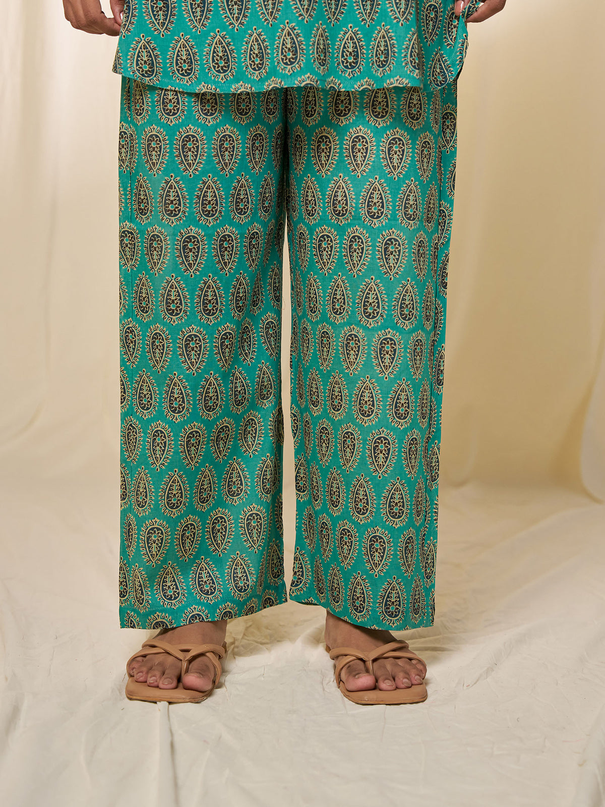 Hare Rama Voile Night Suit