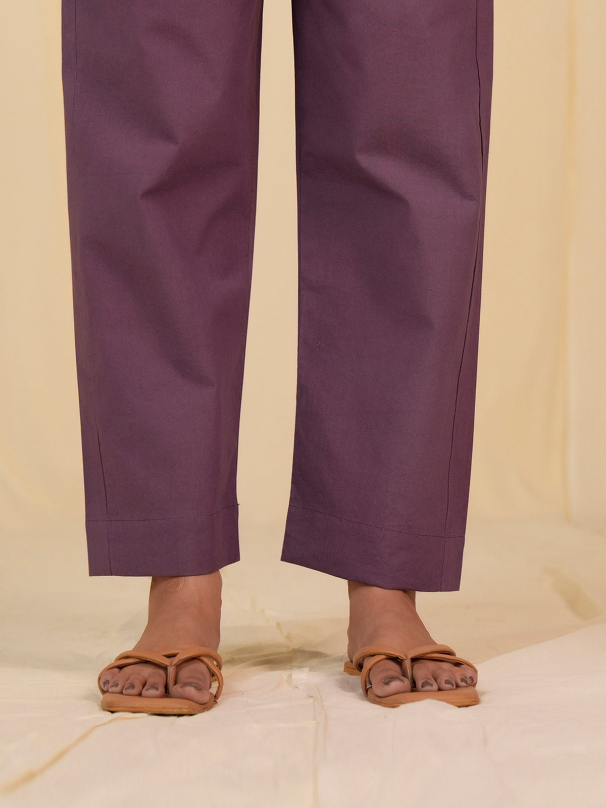 Jamun Cotton Straight Pants