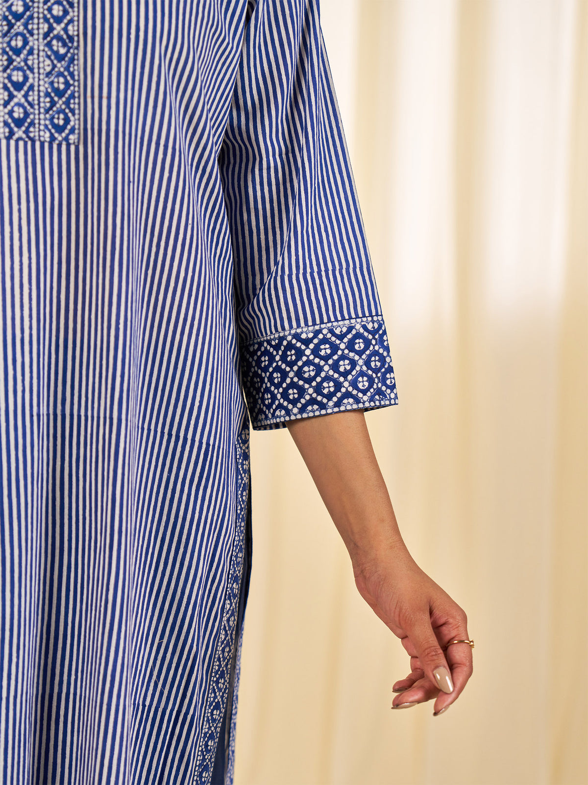Jal - Jheel Cotton Kurta