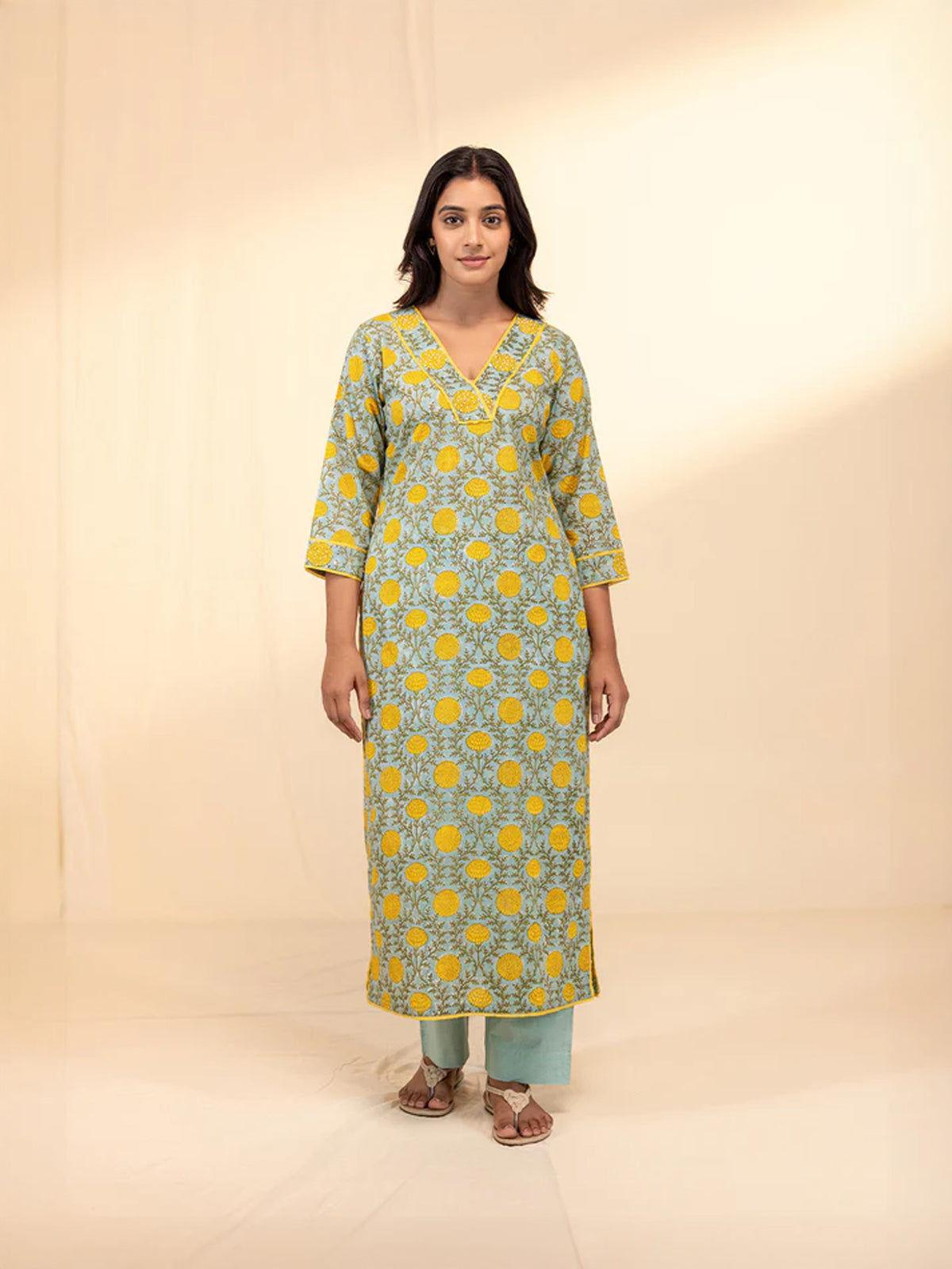 Marigold Muse Cotton Kurta
