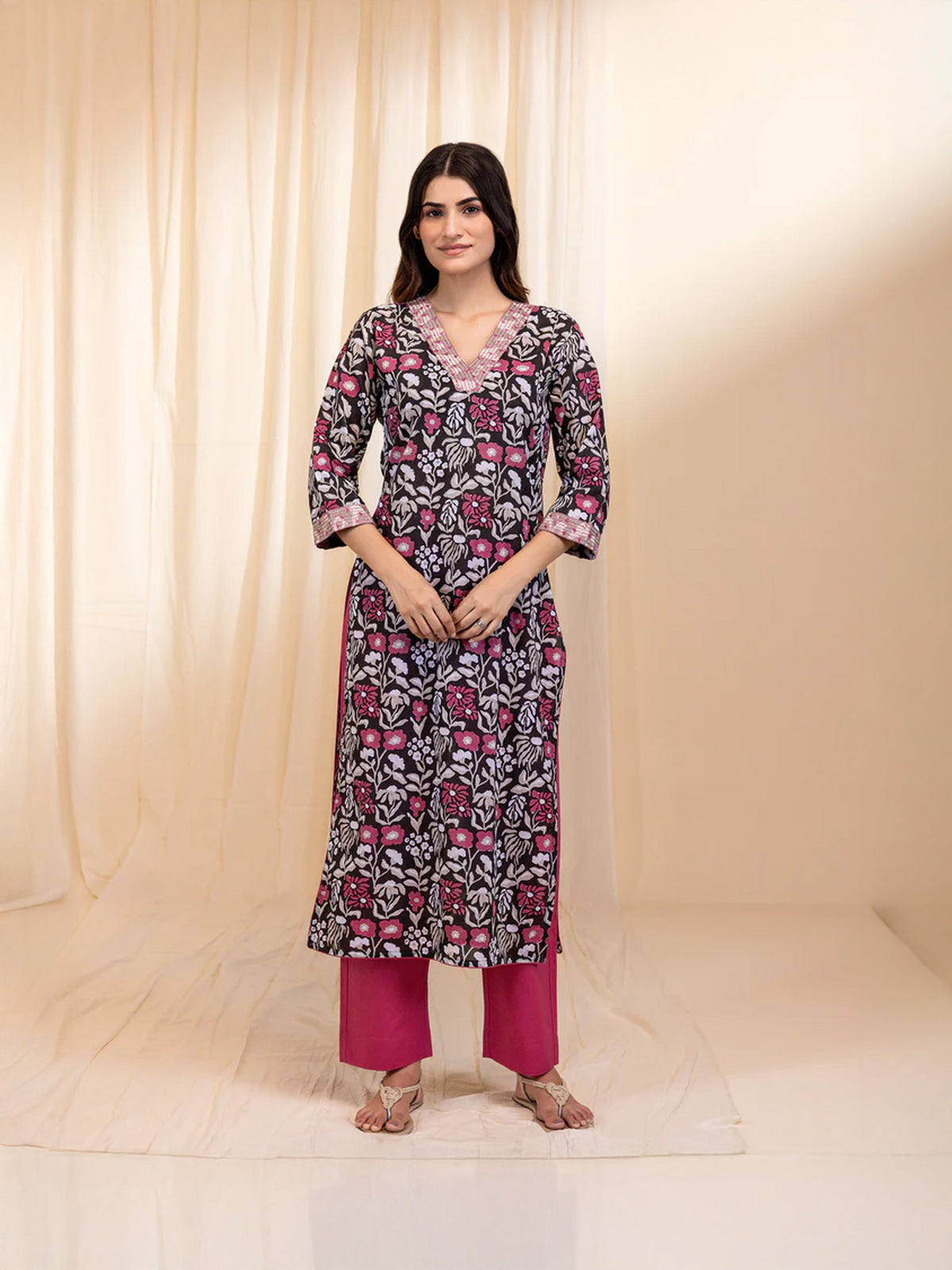Nightfall Voile Kurta