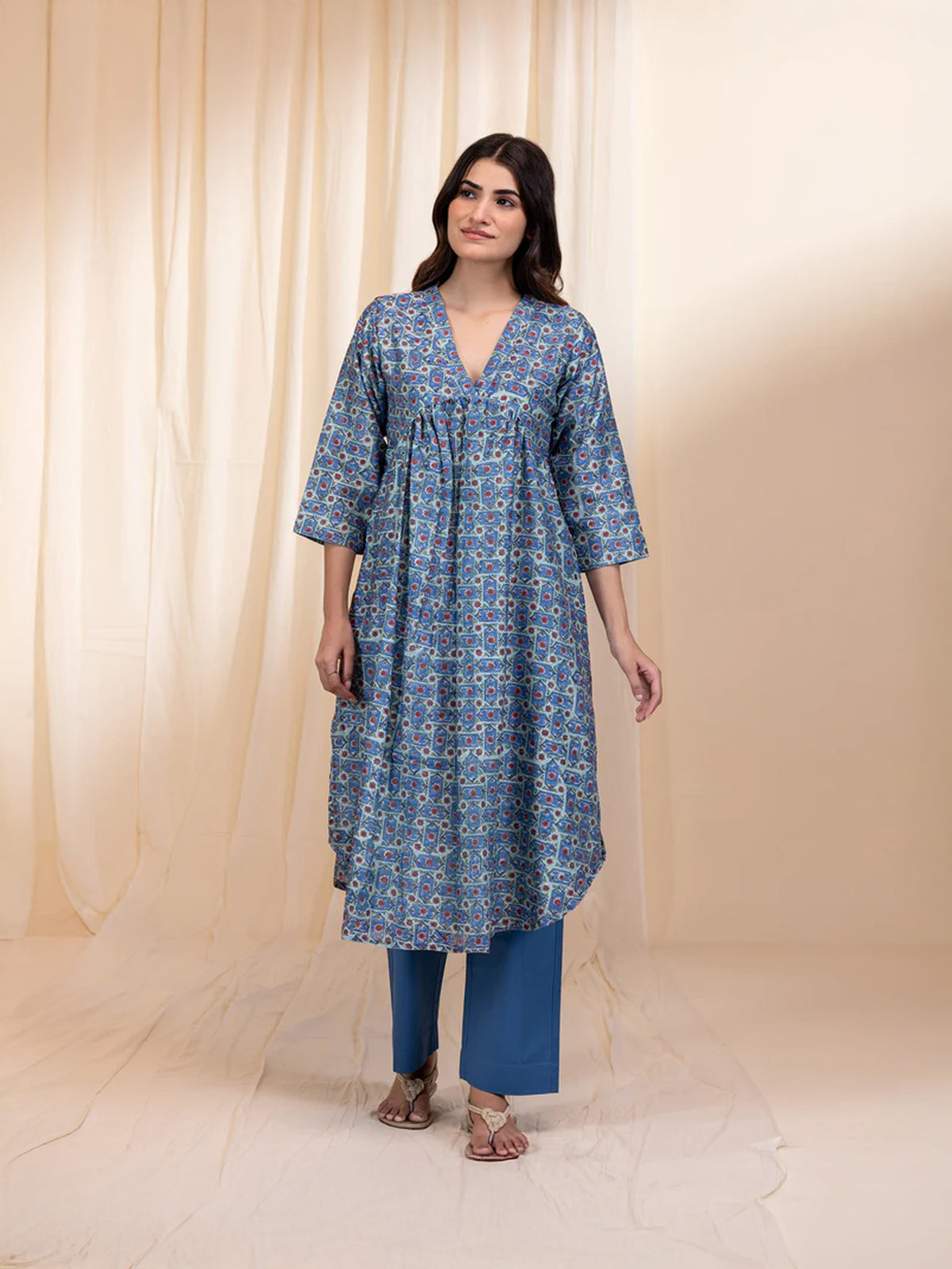 Pacific Point Chanderi Kurta
