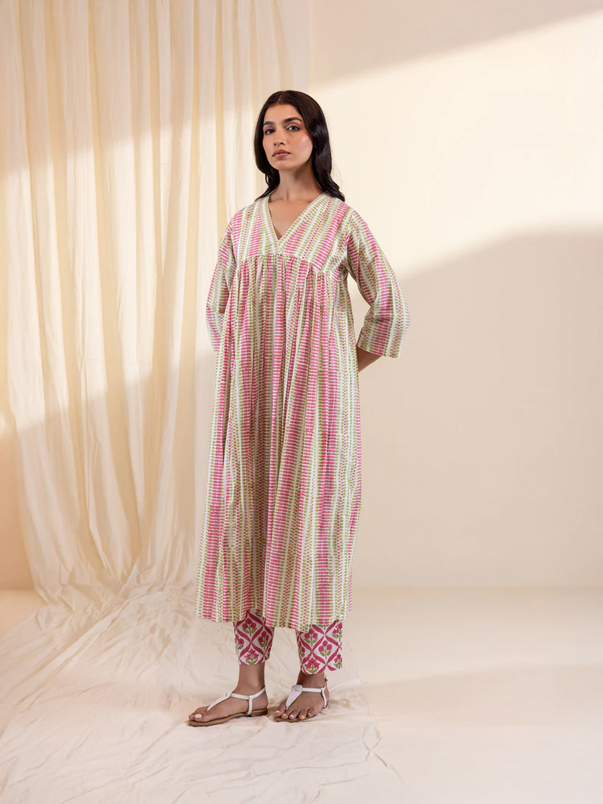 Railway Track Cotton Kurta