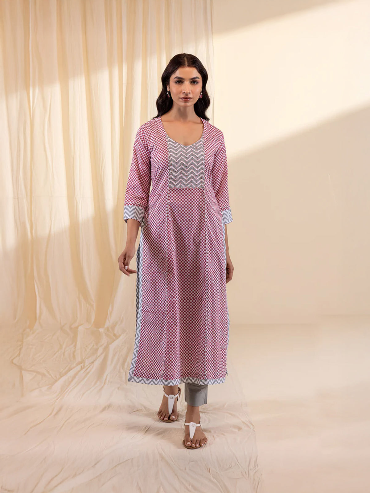 Work Wear Voile Kurta