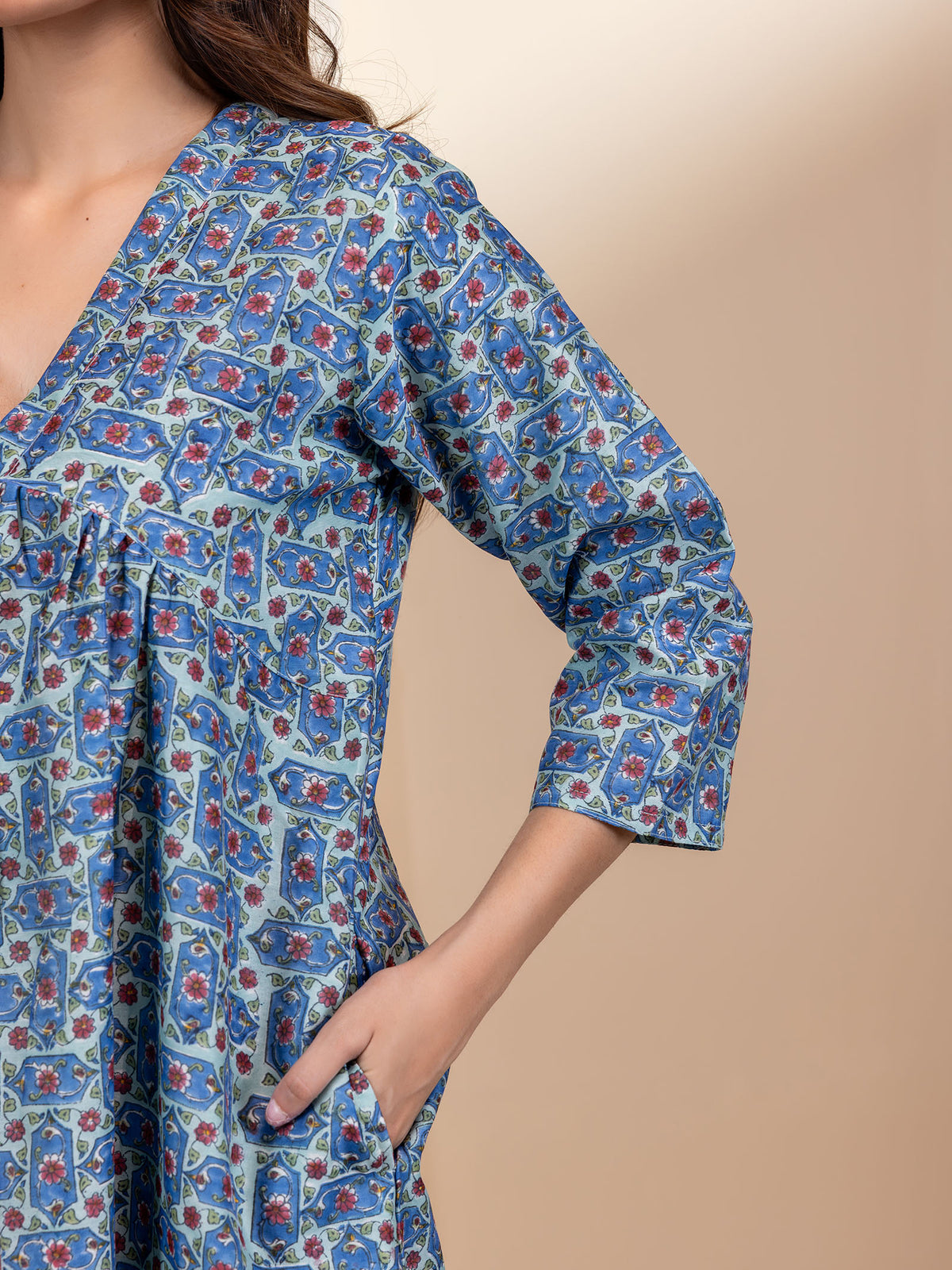 Pacific Point Chanderi Kurta