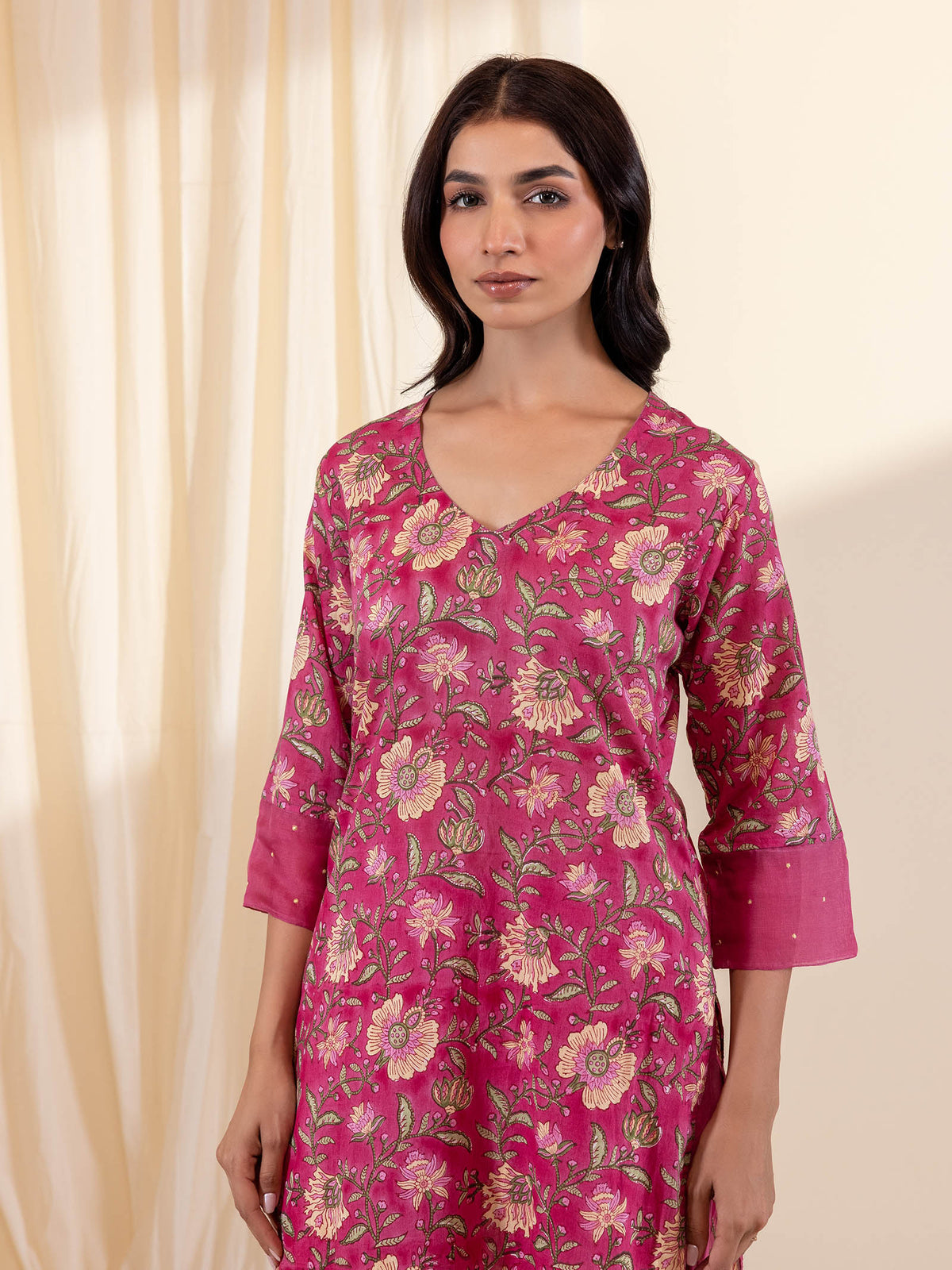 Pink Poison Voile Kurta