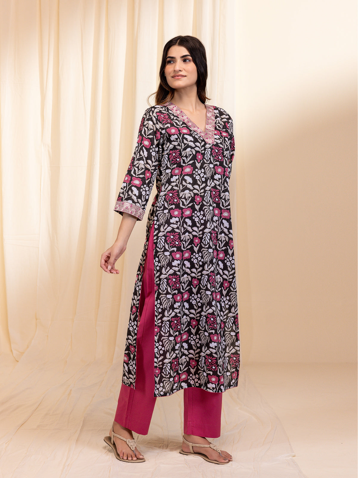 Nightfall Voile Kurta