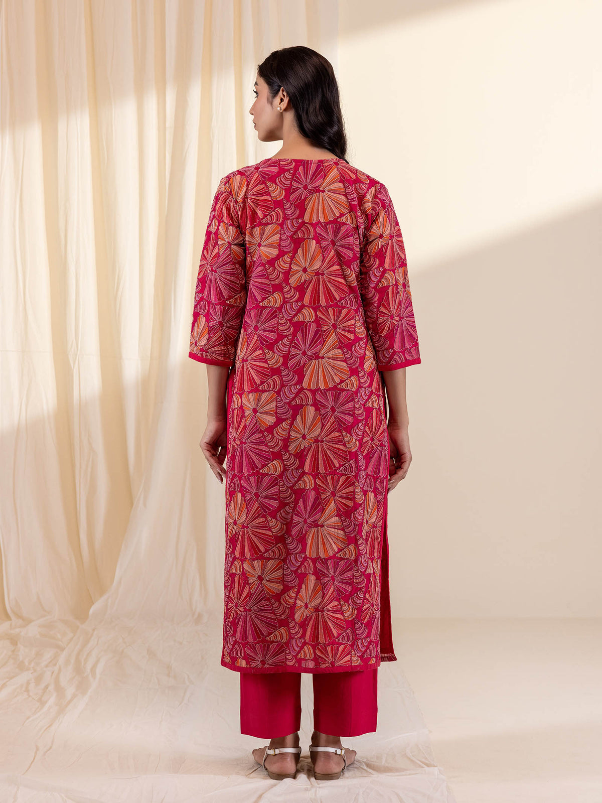 Sea Shells Chanderi Kurta
