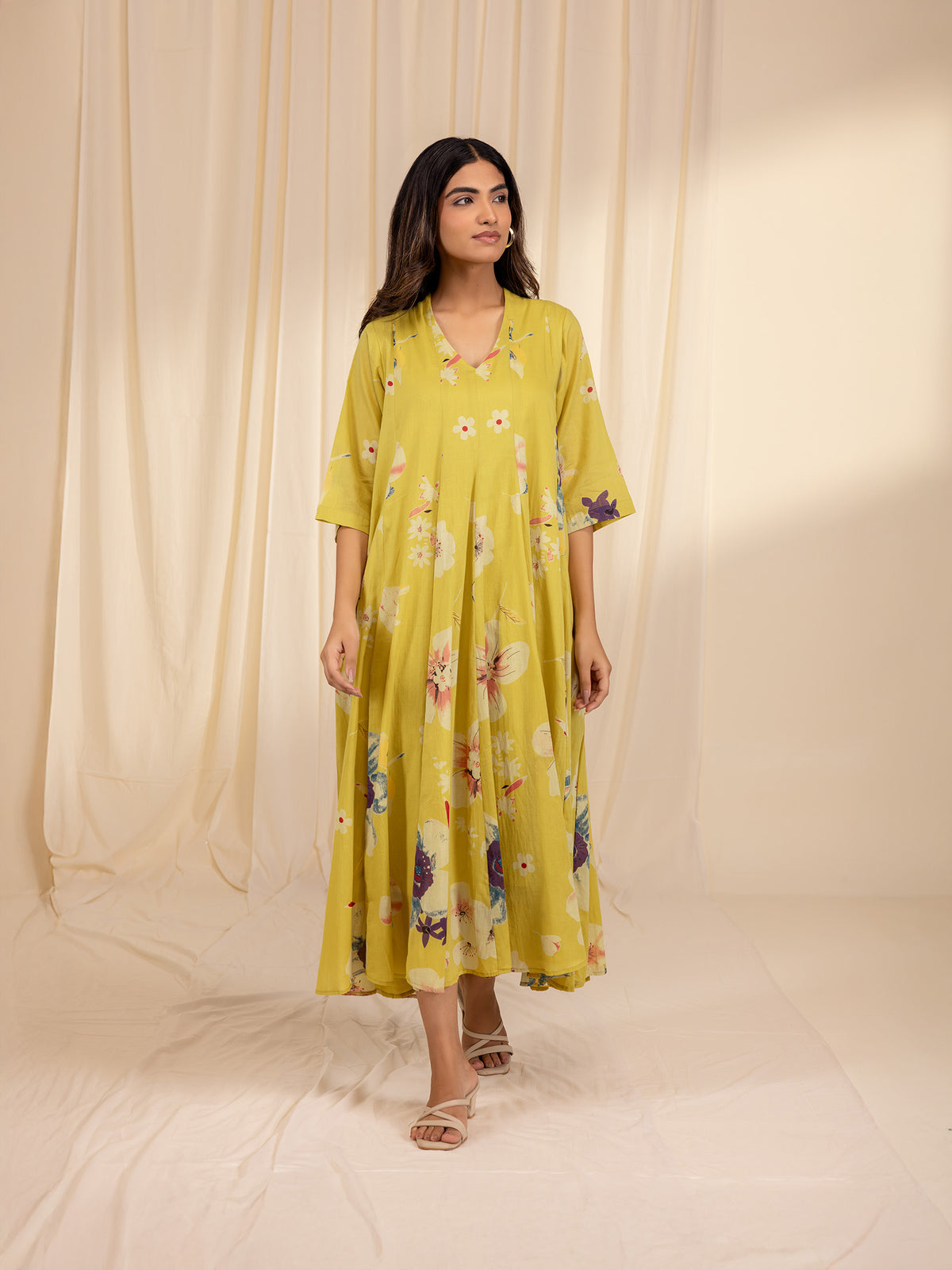 Lemon Tart Voile Dress