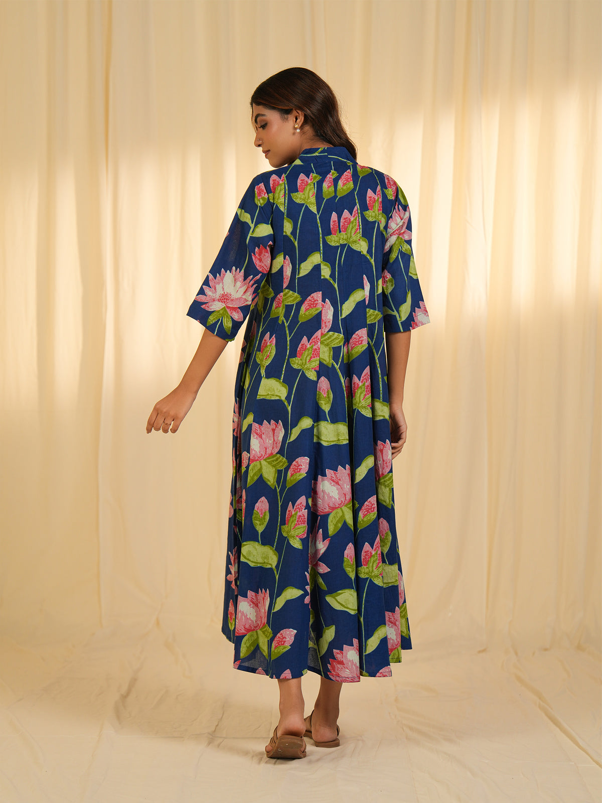 Lotus Royale Cotton Dress