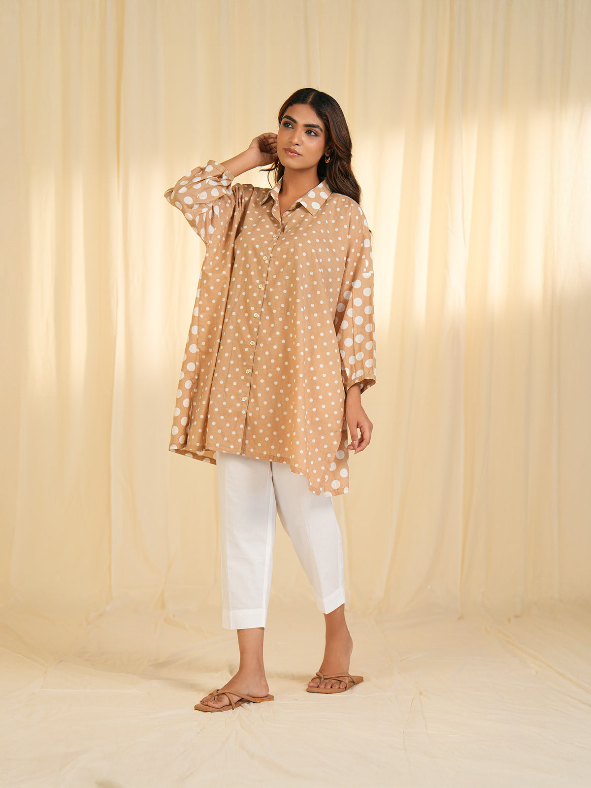 M.A.D. Mocha Madras Cotton Shirt