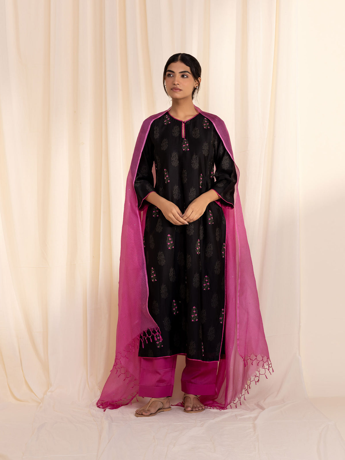 Night Beauty Chanderi Kurta