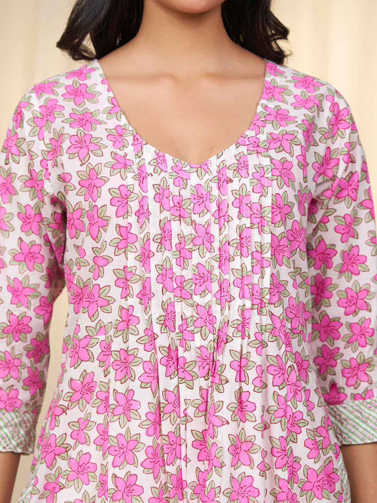 Polo Season Magenta Cotton Kurta