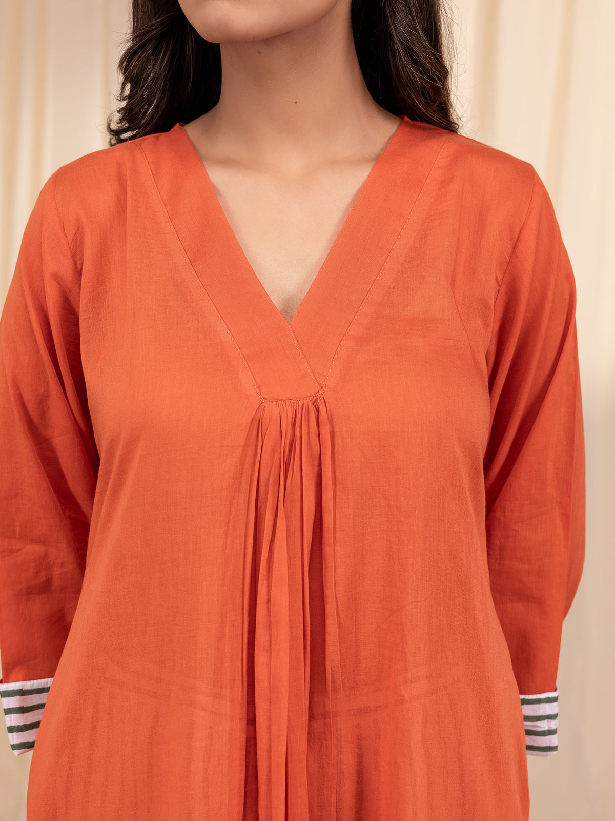 Raising Eyebrows Rust Voile Kurta