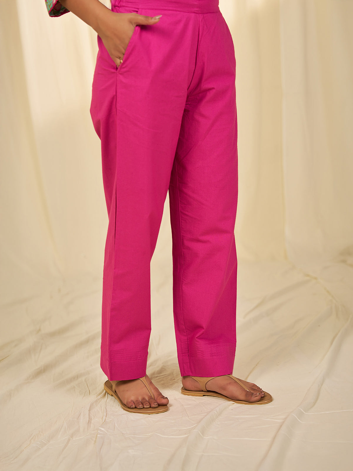 Rani Cotton Straight Pants