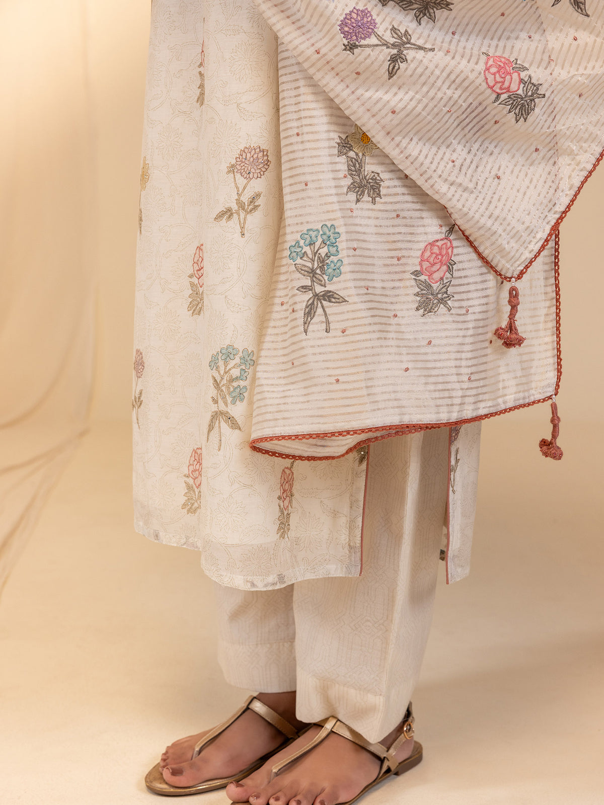 Razia Sultan Chanderi Dupatta