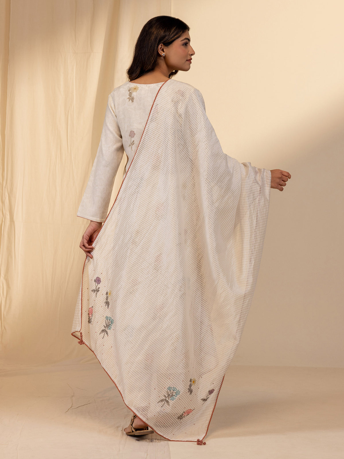 Razia Sultan Chanderi Dupatta