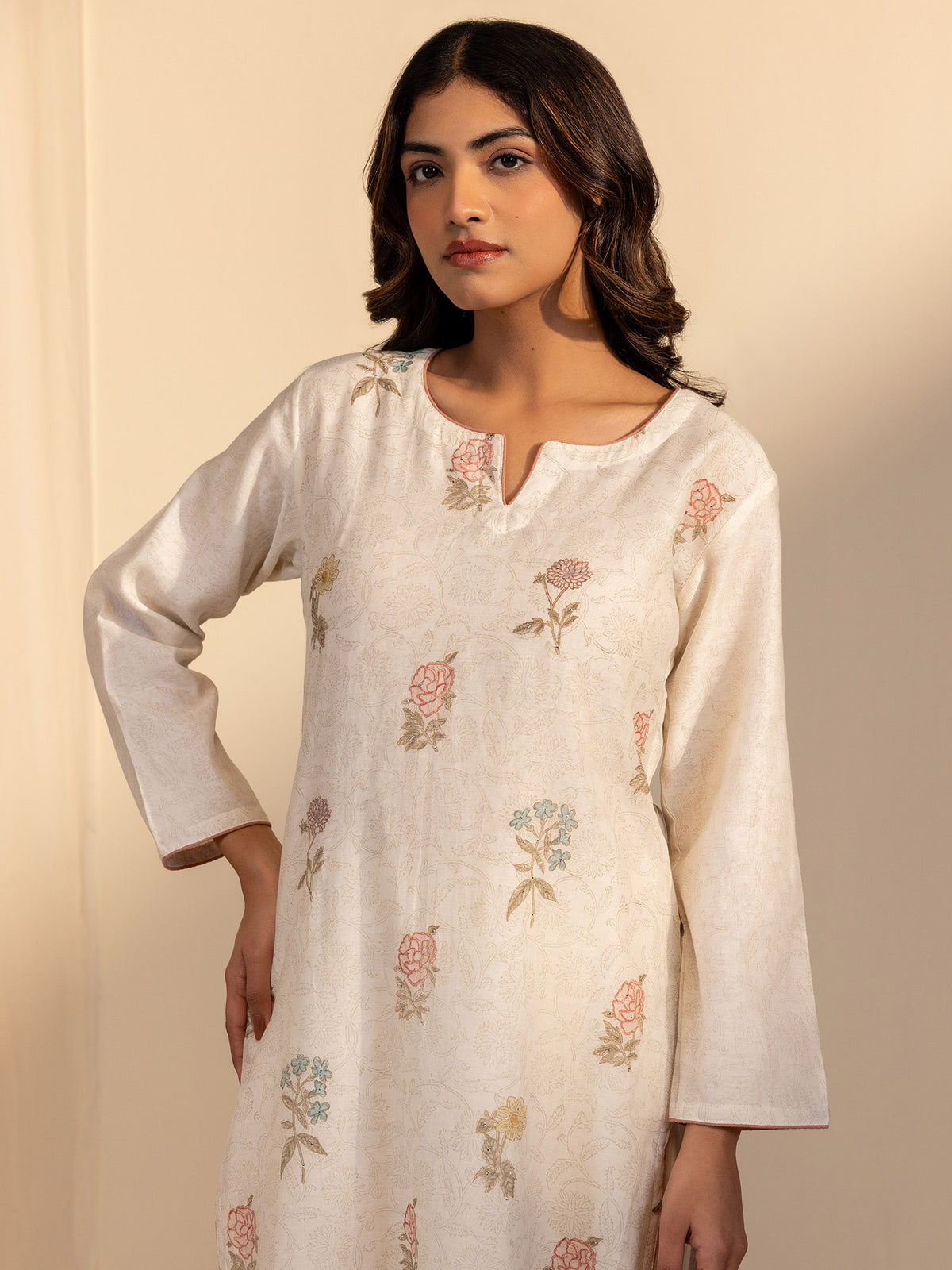 Razia Sultan Chanderi Kurta