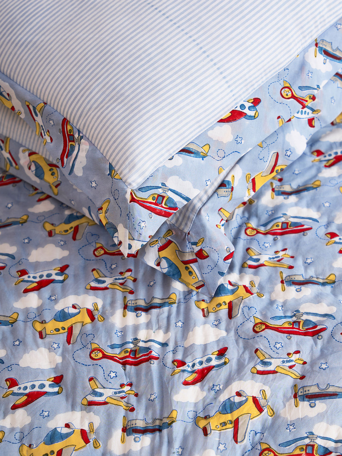 Little Pilot Children's Quilt Set