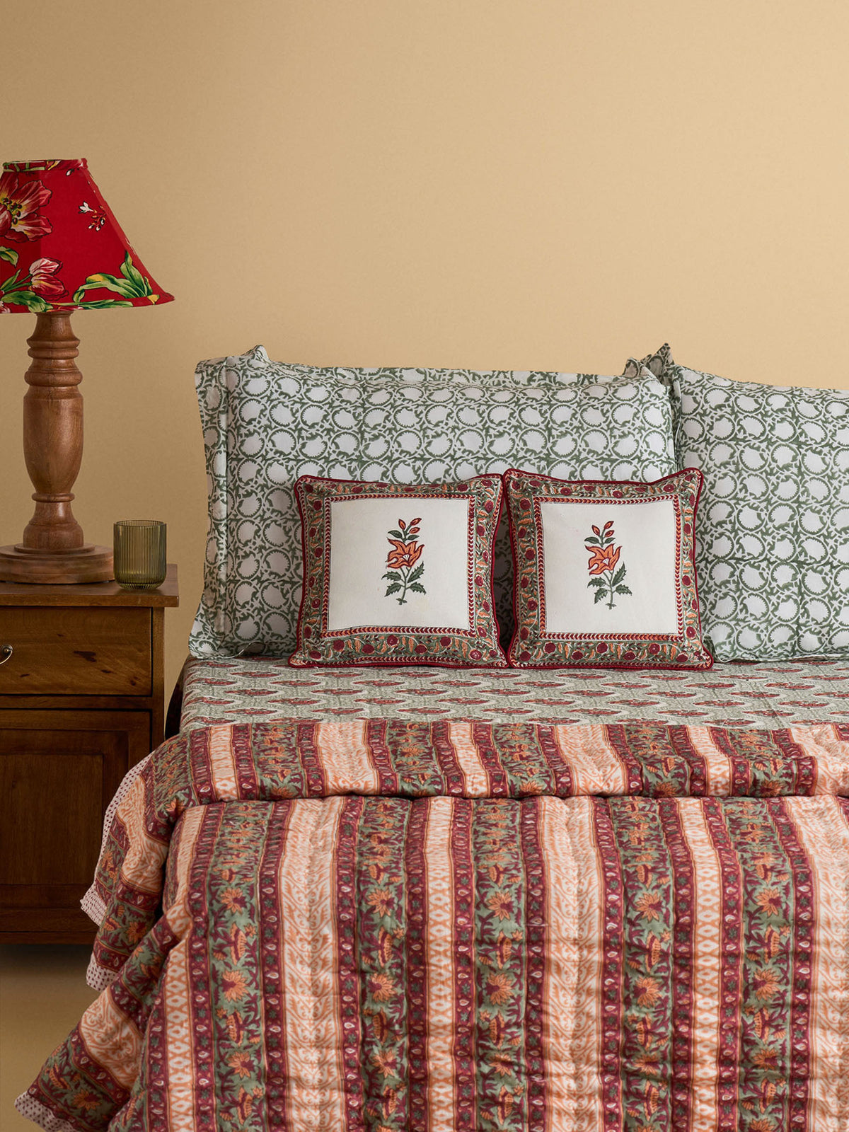 Shekhawati 12" x 12" Cushion Cover