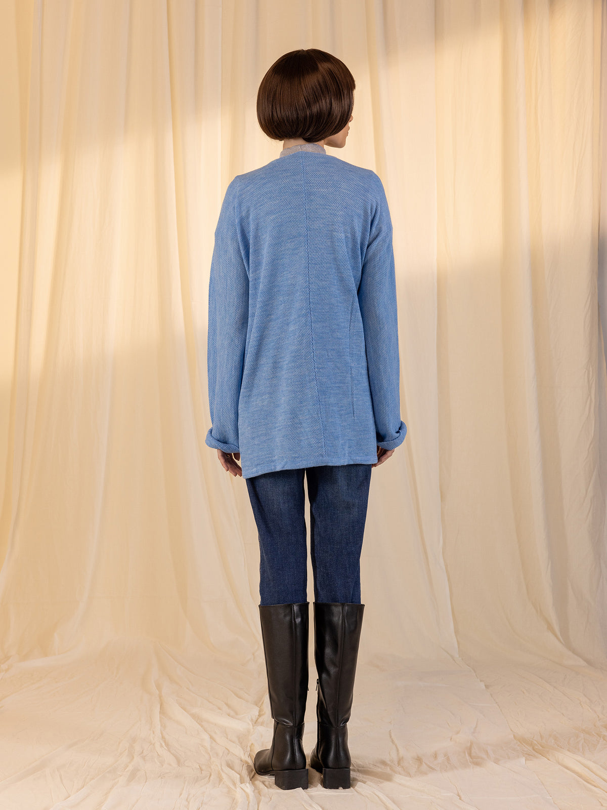 Woollen Shrug - Blue