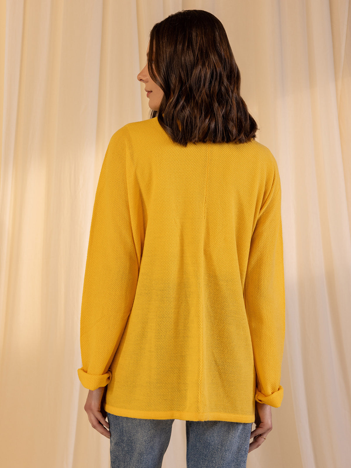 Woollen Shrug - Yellow